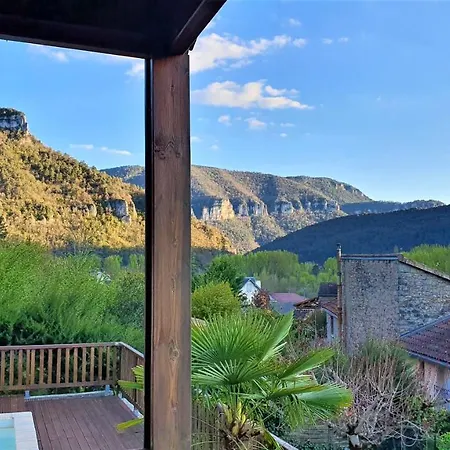 Les Gargouilles - Piscine A Debordement Avec Vue Exceptionnelle - Gorges Du Tarn - Millau Bed & Breakfast 3*