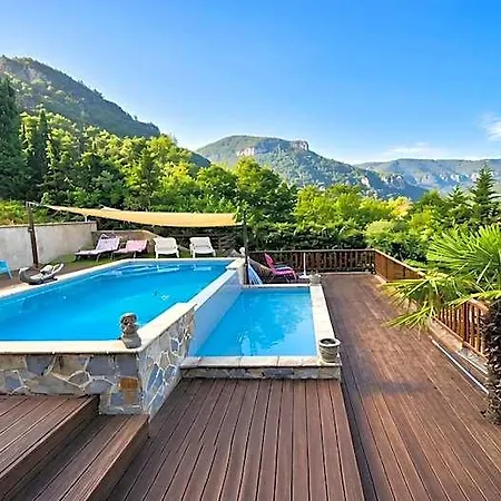 Les Gargouilles - Piscine A Debordement Avec Vue Exceptionnelle - Gorges Du Tarn - Millau 3* Boyne