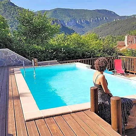 Les Gargouilles - Piscine A Debordement Avec Vue Exceptionnelle - Gorges Du Tarn - Millau Bed & Breakfast 3*
